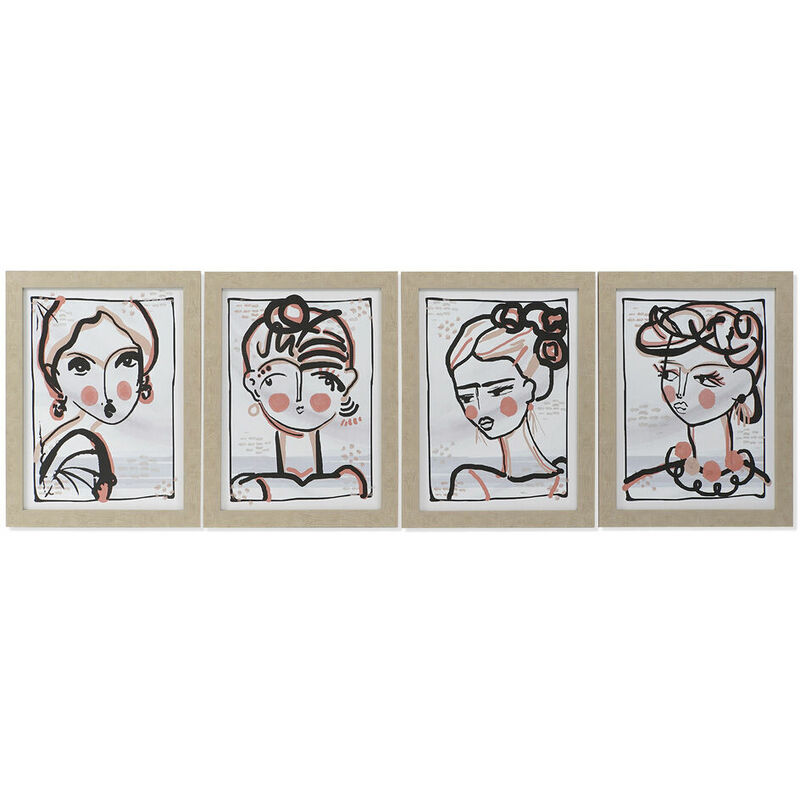 

Cuadro DKD Home Decor Abstracto (4 pcs) (45 x 2 x 60 cm)
