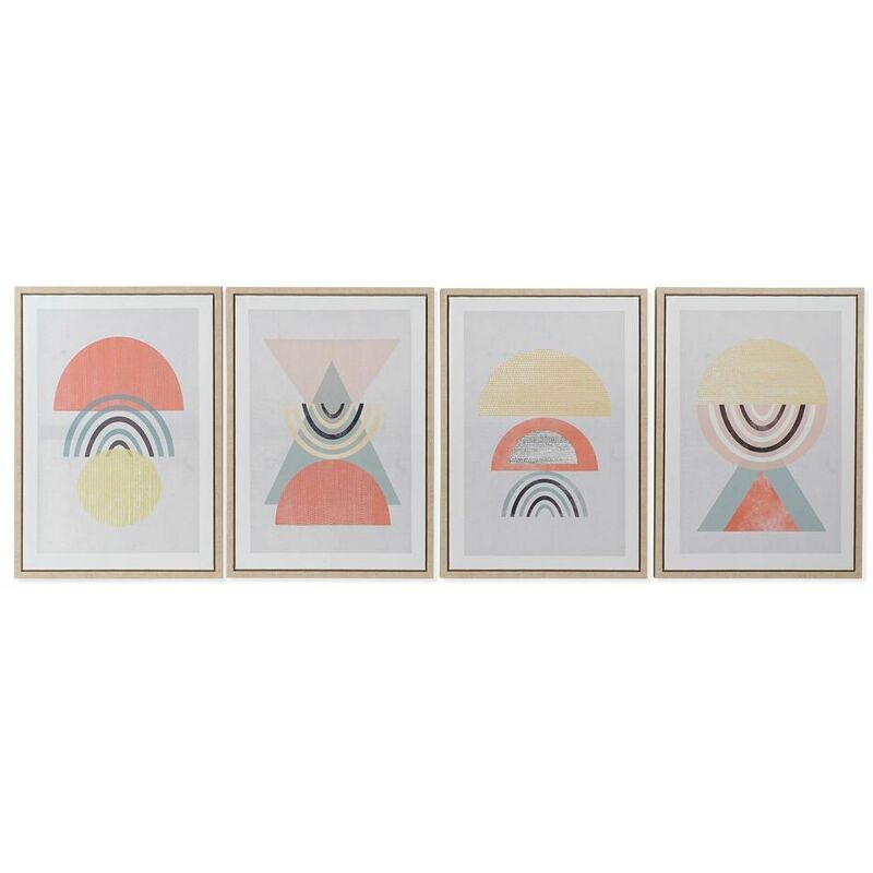 

Cuadro DKD Home Decor Abstracto (4 pcs) (50 x 2.7 x 70 cm)