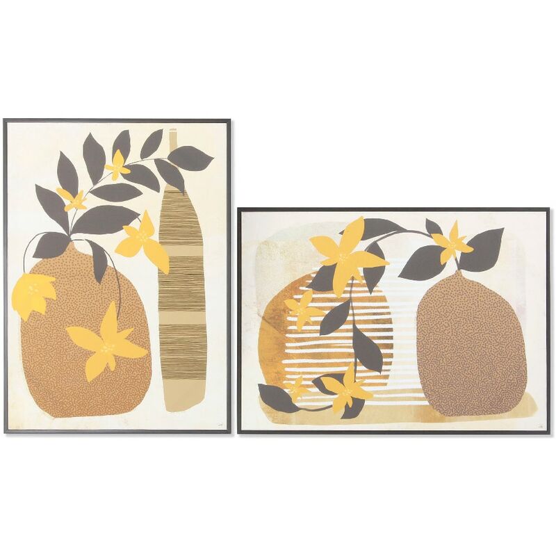 

Cuadro DKD Home Decor Abstracto Jarrón (2 pcs) (52 x 2.7 x 72 cm)