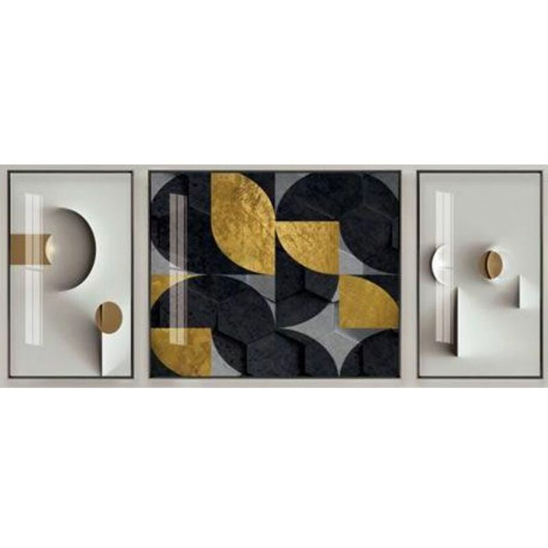 

Cuadro DKD Home Decor Abstracto (3 pcs) (240 x 3 x 80 cm)