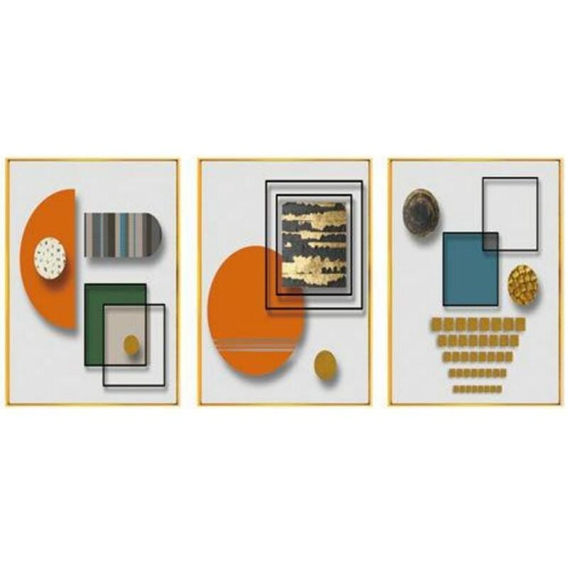 

Cuadro DKD Home Decor Abstracto (3 pcs) (60 x 3 x 80 cm)