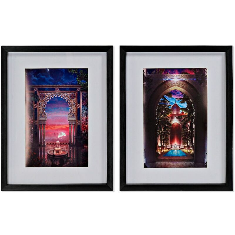 

Cuadro DKD Home Decor Árabe 35 x 2 x 45 cm (2 pcs)