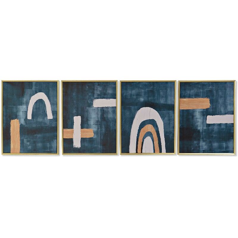 

Cuadro DKD Home Decor Art Abstracto (4 pcs) (45 x 3.5 x 60 cm)