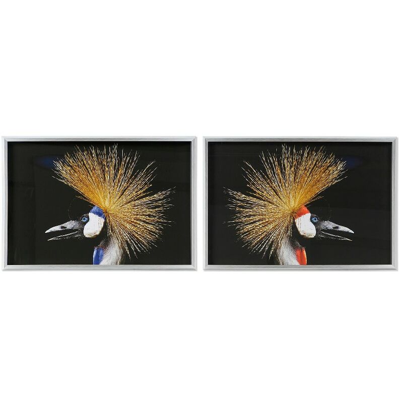 

Cuadro DKD Home Decor Bird (2 pcs) (94 x 3 x 64 cm)