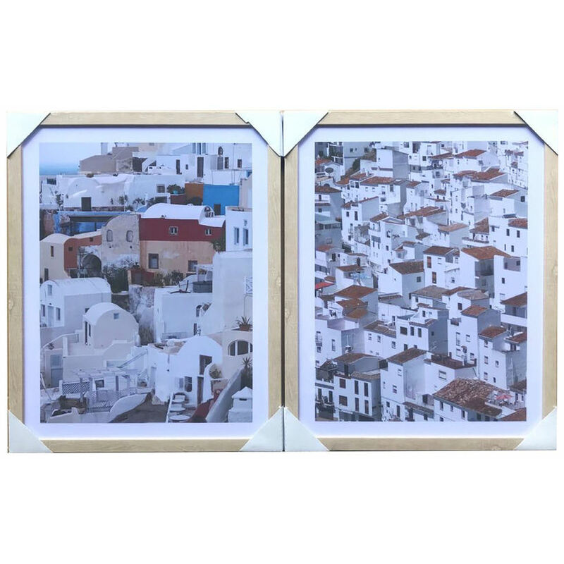 

Cuadro DKD Home Decor Cottage (2 pcs) (40 x 2.5 x 50 cm)