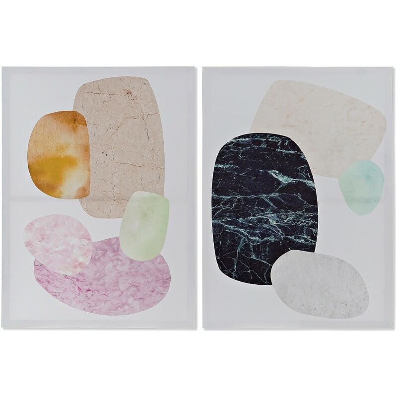 

Cuadro DKD Home Decor Deformed Circles (50 x 1.8 x 70 cm)