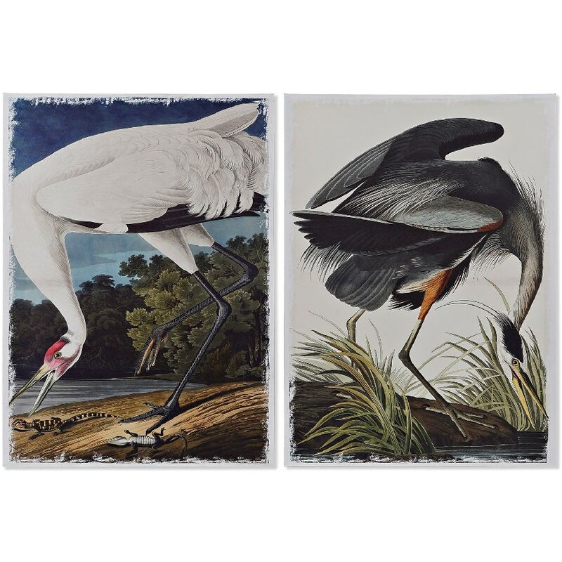 

Cuadro DKD Home Decor Heron (50 x 1.8 x 70 cm)