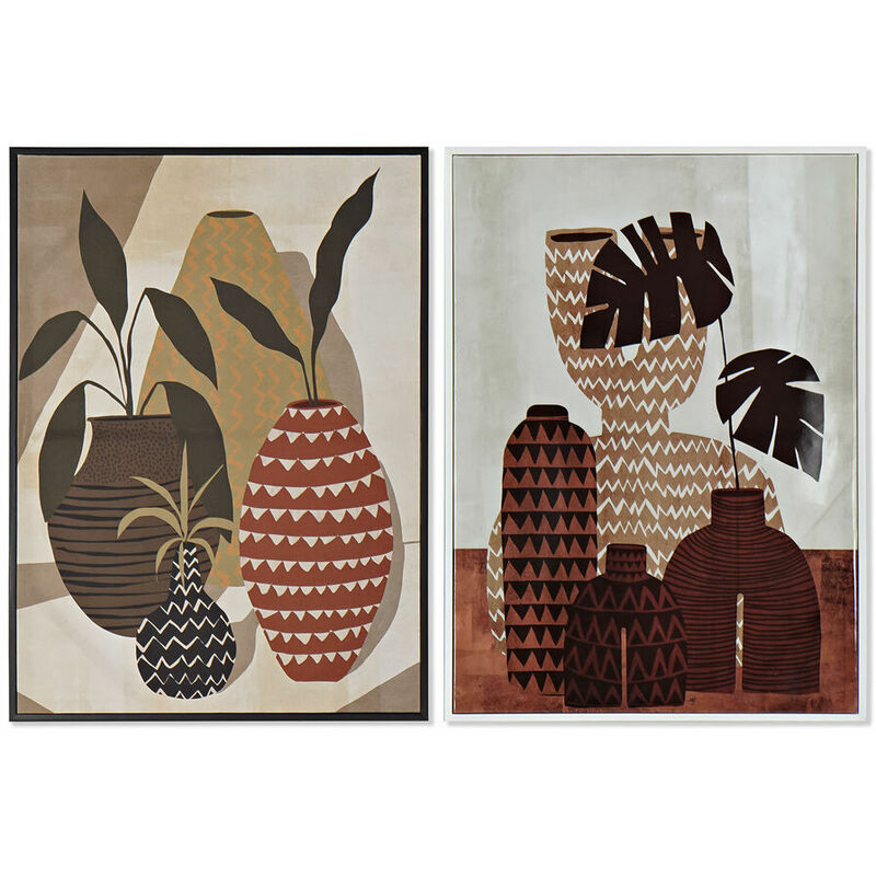 

Cuadro DKD Home Decor Jarrón (2 pcs) (52 x 2.7 x 72 cm)