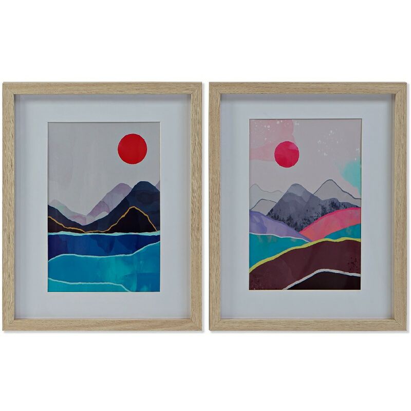 

Cuadro DKD Home Decor Landscape (2 pcs) (35 x 2 x 45 cm)