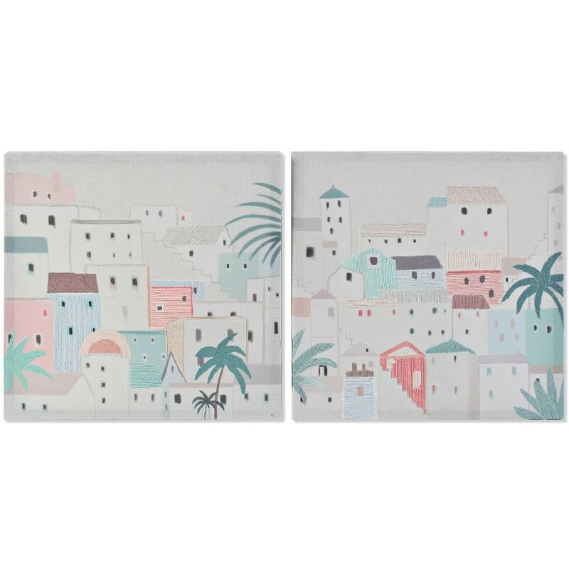 

Cuadro DKD Home Decor Lienzo (2 pcs) (40 x 3 x 40 cm)