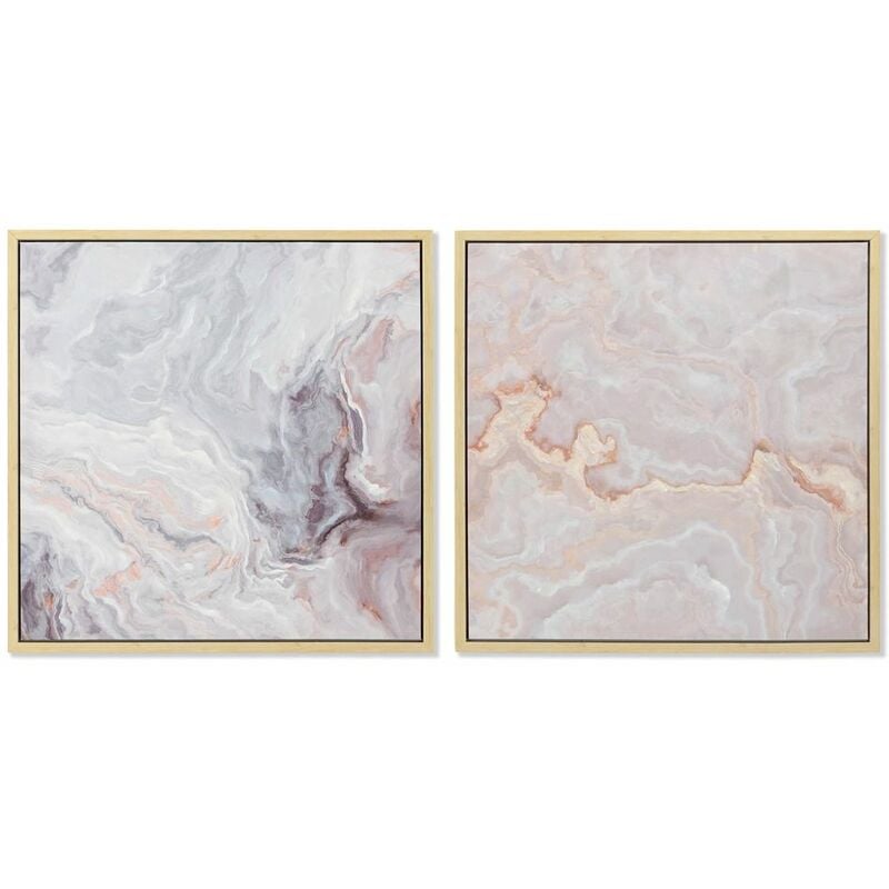 

Cuadro DKD Home Decor Lienzo Abstracto (2 pcs) (70 x 4 x 70 cm)