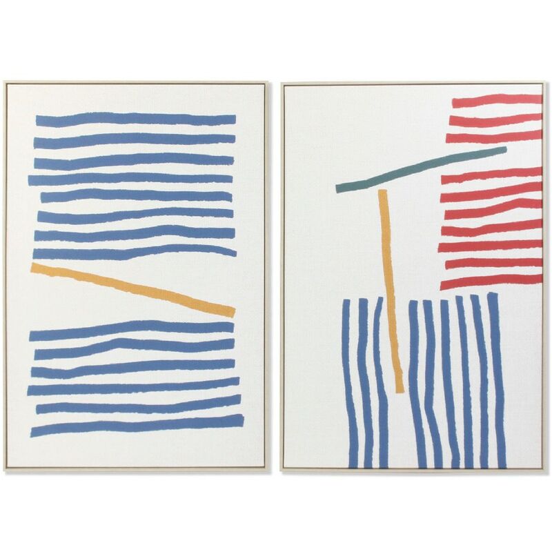 

Cuadro DKD Home Decor Lienzo Abstracto (2 pcs) (83 x 4.5 x 123 cm)