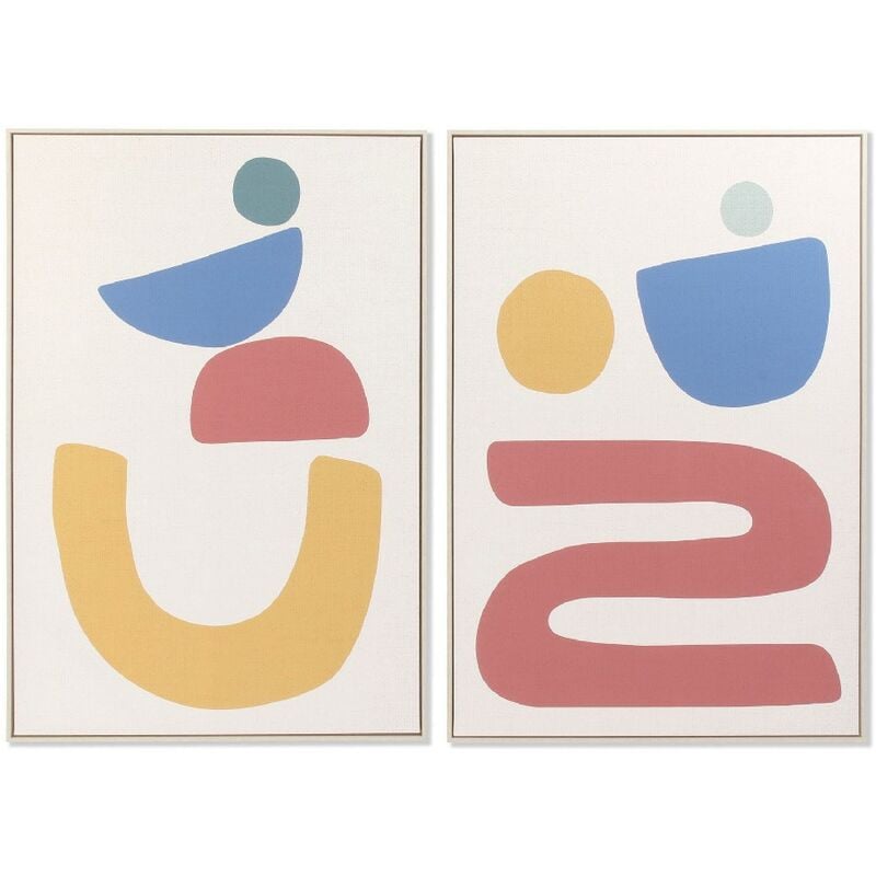 

Cuadro DKD Home Decor Lienzo Abstracto (2 pcs) (83 x 4.5 x 123 cm)