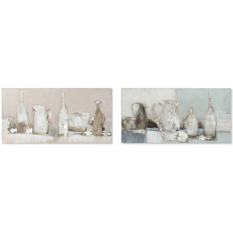 

Cuadro DKD Home Decor Lienzo Jarrón (2 pcs) (120 x 3.8 x 60 cm)