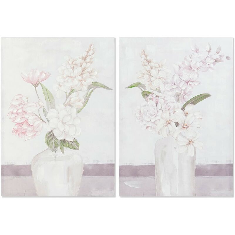 

Cuadro DKD Home Decor Lienzo Jarrón (2 pcs) (70 x 3 x 100 cm)