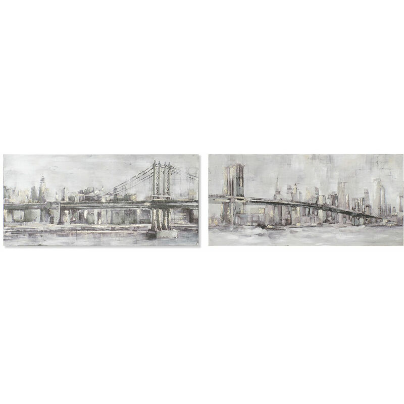 

Cuadro DKD Home Decor Lienzo New York (2 pcs) (150 x 3.8 x 70 cm)