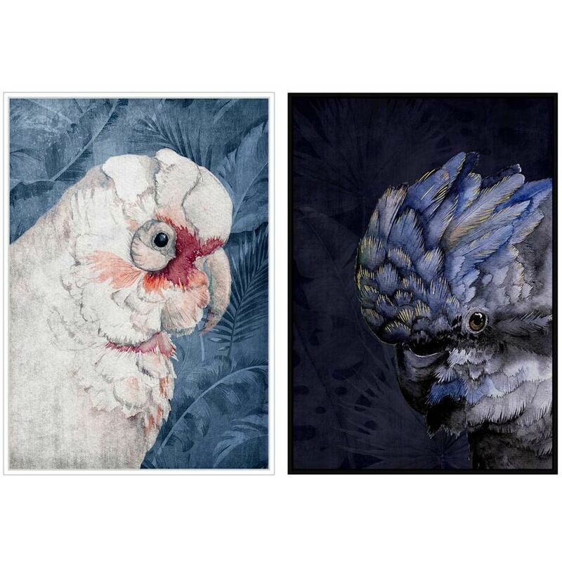 

Cuadro DKD Home Decor Loro (2 pcs) (83 x 4.5 x 123 cm)