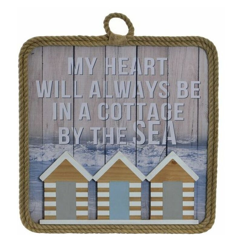 

Cuadro DKD Home Decor Marino 18 Jute Madera (39 x 2 x 39 cm)