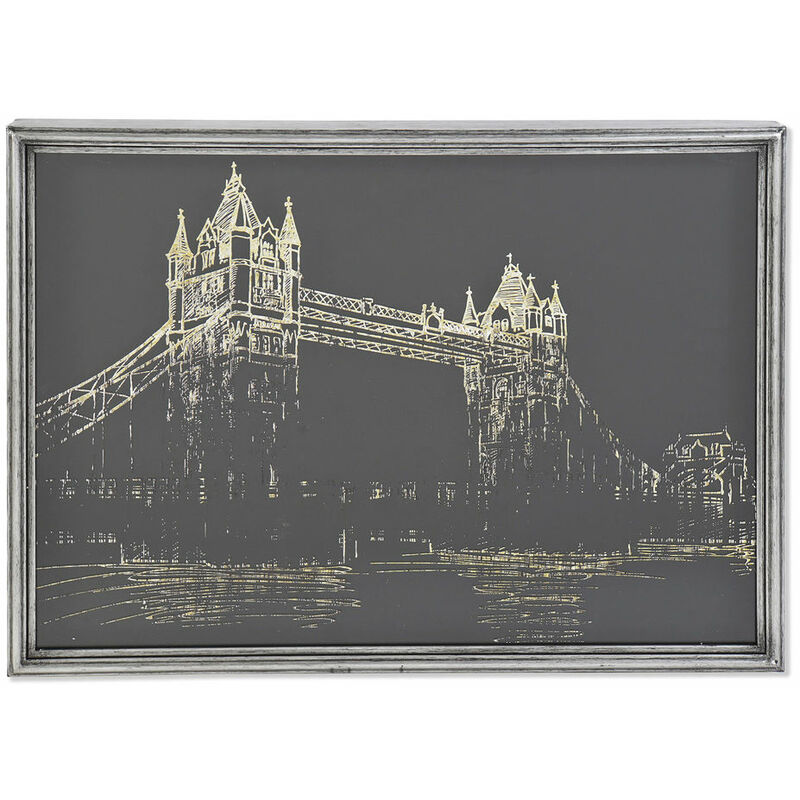 

Cuadro DKD Home Decor Metal Cristal Londres (81 x 6 x 61 cm)