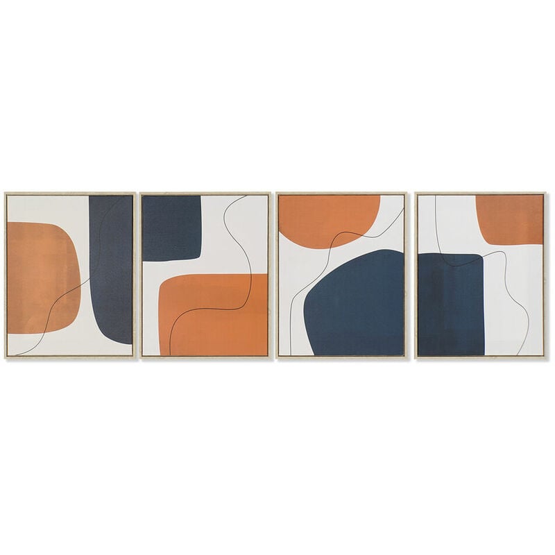 

Cuadro DKD Home Decor Moderno (4 pcs) (40 x 2.3 x 50 cm)