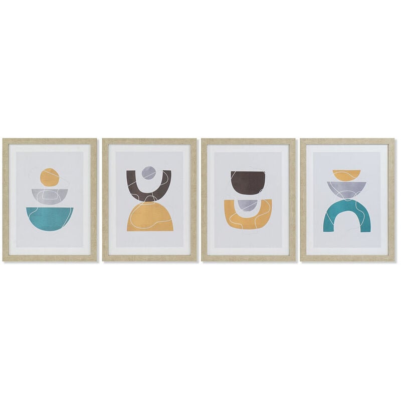 

Cuadro DKD Home Decor Moderno (4 pcs) (45 x 2 x 60 cm)