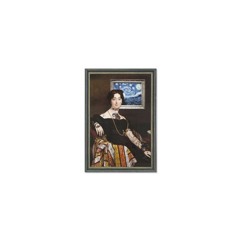 

Cuadro DKD Home Decor Mujer Enmarcada Madera MDF (76 x 3 x 110 cm)
