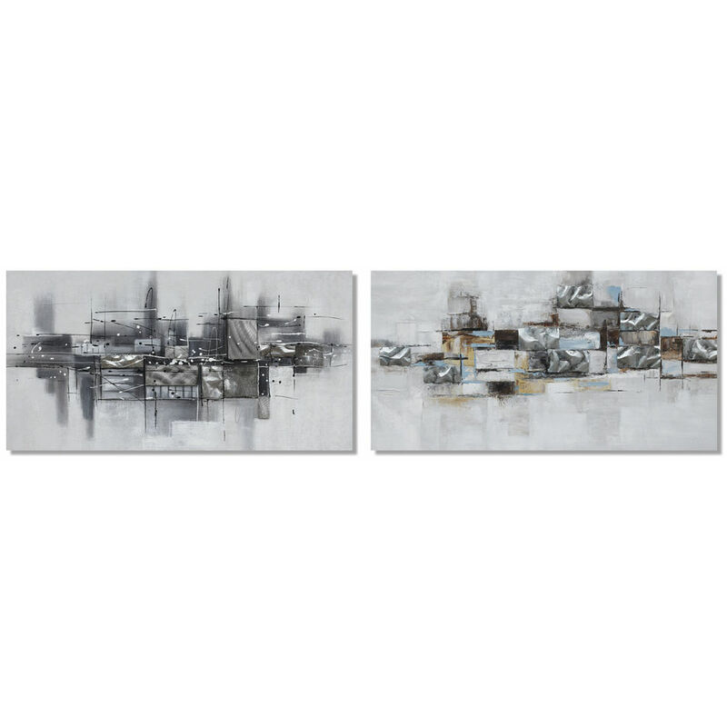 

Cuadro DKD Home Decor Pino Lienzo Abstracto (2 pcs) (120 x 2.8 x 60 cm)