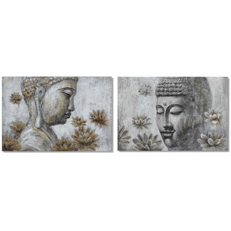 

Cuadro DKD Home Decor Buda (2 pcs) (120 x 2.8 x 80 cm)