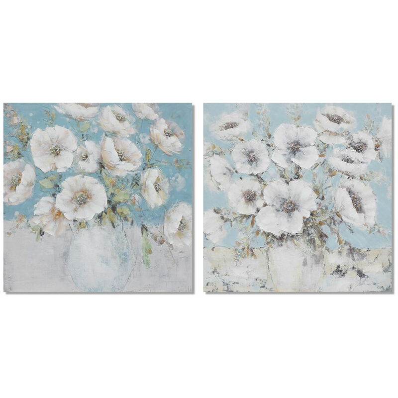 

Cuadro DKD Home Decor Jarrón (2 pcs) (100 x 2.8 x 100 cm)