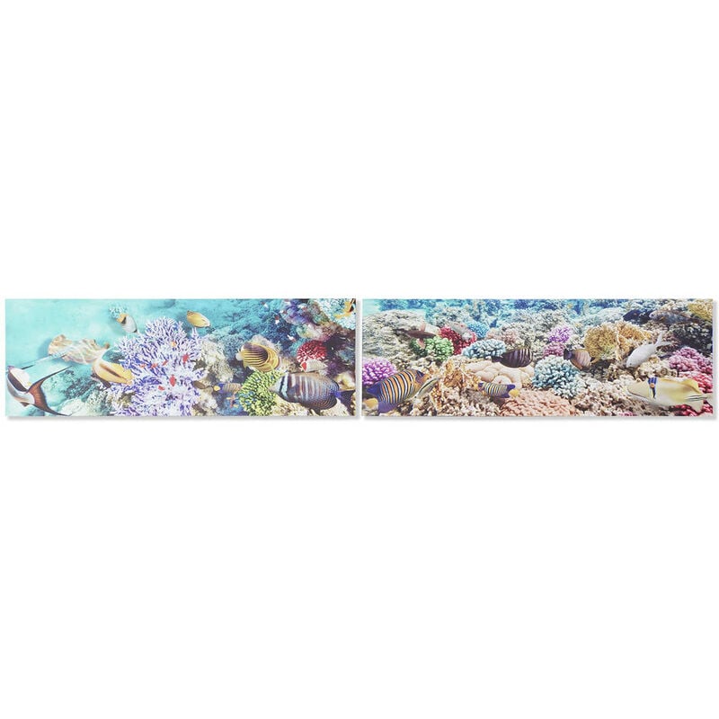 

Cuadro DKD Home Decor Pino Lienzo Océano (2 pcs) (135 x 2.5 x 45 cm)