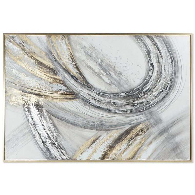 

Cuadro dkd home decor poliestireno lienzo abstracto (187 x 3.8 x 126 cm) Rogal