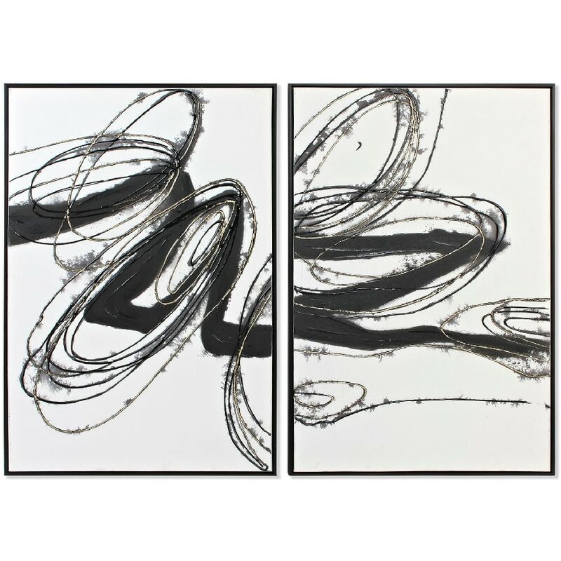 

Cuadro DKD Home Decor Run Abstracto (2 pcs) (62 x 4.5 x 92 cm)
