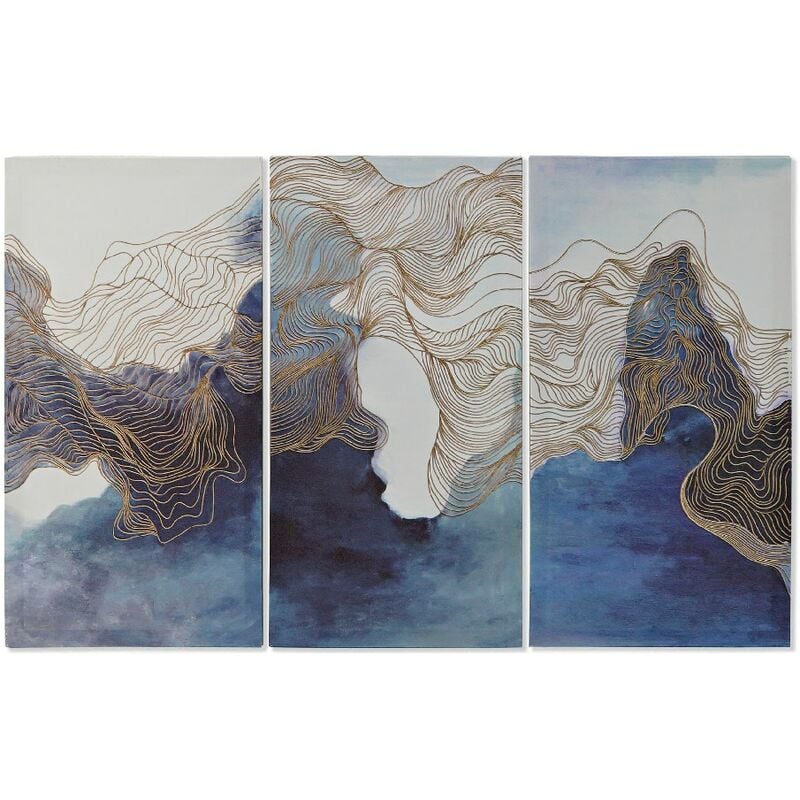 

Cuadro DKD Home Decor Sea Lienzo Abstracto (3 pcs) (30 x 2 x 60 cm)
