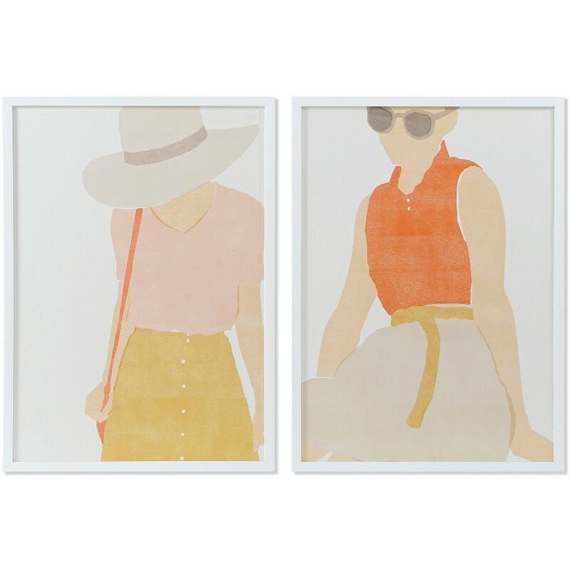 

Cuadro DKD Home Decor Tourist (2 pcs) (53 x 3 x 73 cm)