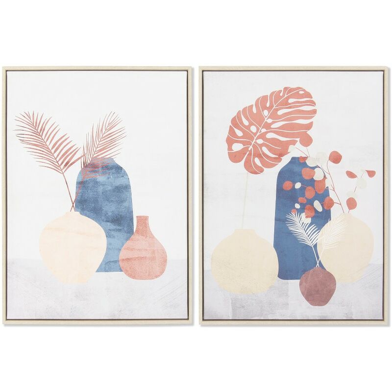 

Cuadro DKD Home Decor Vases Lienzo Jarrón (2 pcs) (53 x 4.5 x 73 cm)