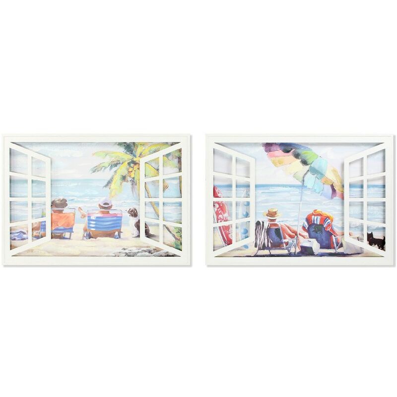 

Cuadro DKD Home Decor Window (2 pcs) (120 x 4.5 x 80 cm)