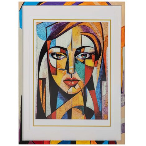 Cuadro Ecos De Picasso Con Marco 60X4X80 Cm