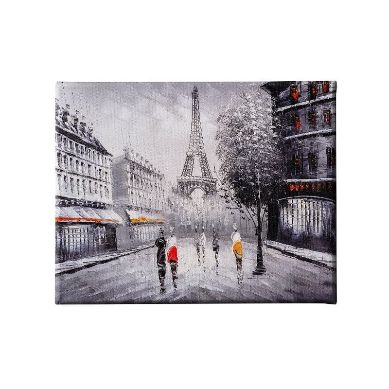 

Homemania - Cuadro Eiffel Tours - Ciudades y paisajes - para la sala de estar, la habitacion - Multicolor en Poliester, madera, 45 x 3 x 70 cm