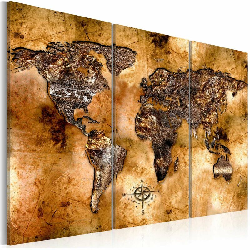 

Cuadro - El Mundo en tonos iridiscentes Medidas 120X80