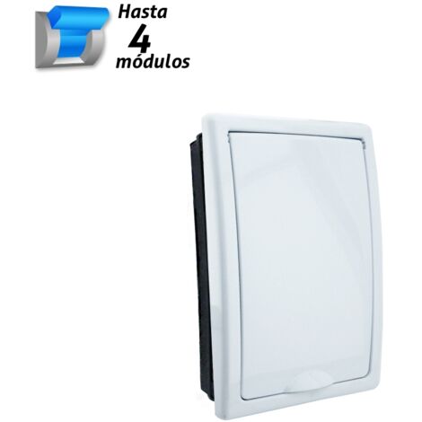 Cuadro eléctrico de empotrar 4 elementos blanco Solera Arelos 8694