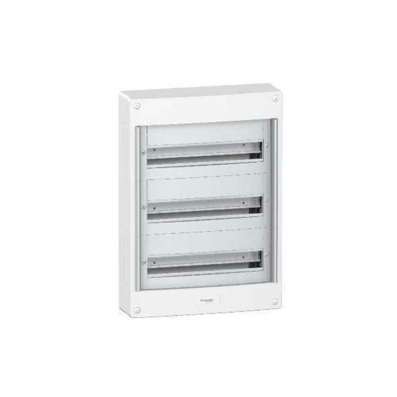 

Schneider Electric - Cofret metálico Pragma superficie 3x18 (54 módulos) sin puerta Schneider 426x600x125mm