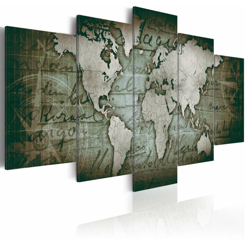 

Cuadro - Emerald Map Medidas 100X50