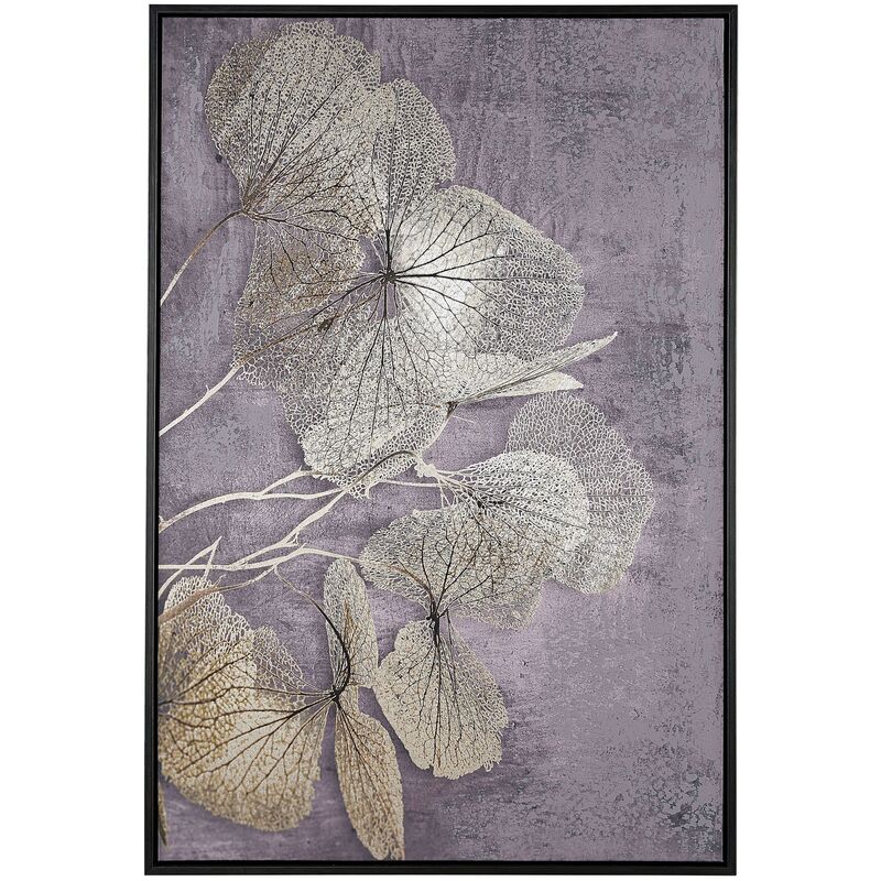 

Cuadro en lienzo enmarcado dorado/gris 63x93 cm SEREGO