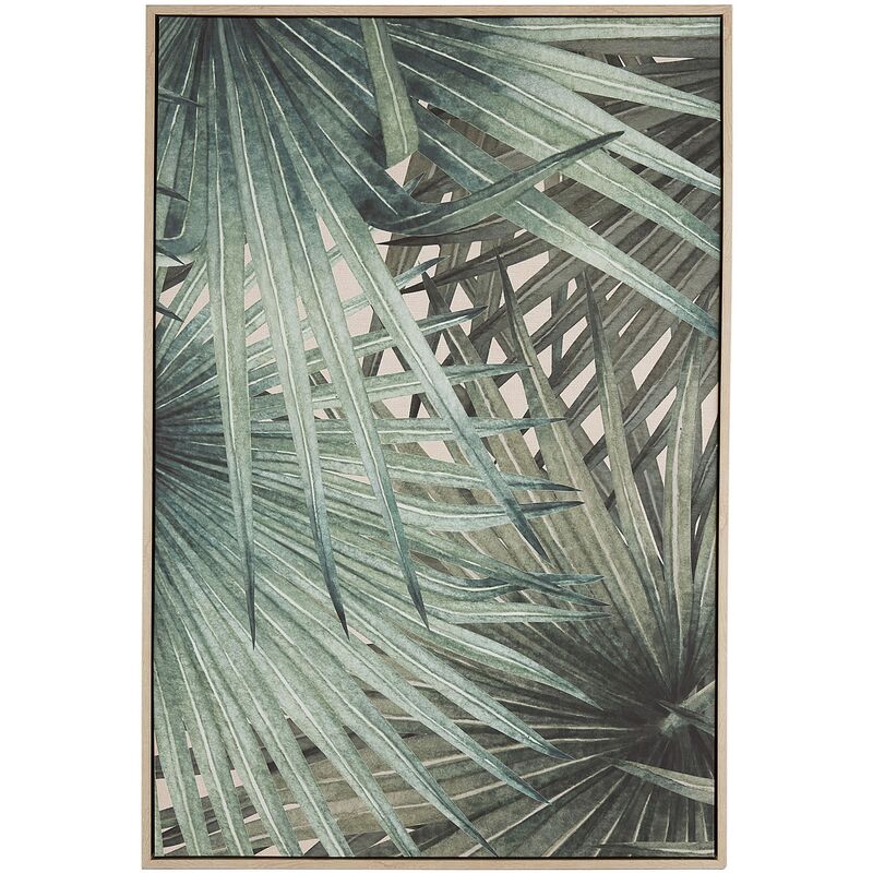 

Cuadro en lienzo enmarcado verde 63 x 93 cm ALBENGA