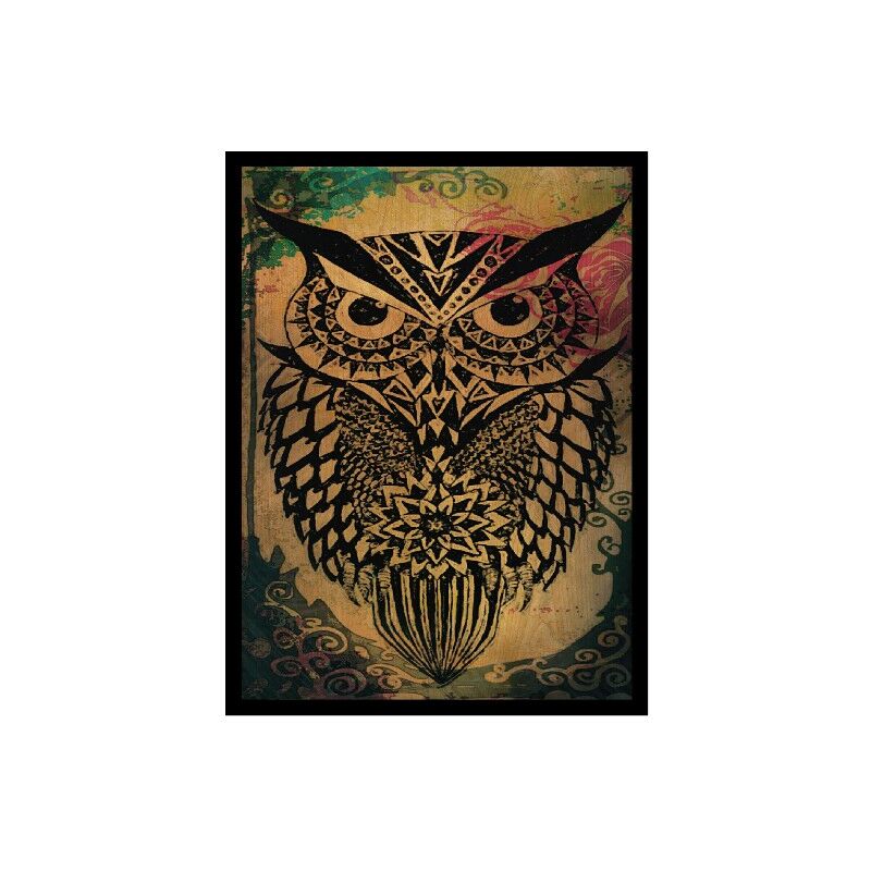 

Homemania - Cuadro Enmarcado - Animales - para la sala de estar, la habitacion - Multicolor en MDF, Poliester, 40 x 2,5 x 60 cm