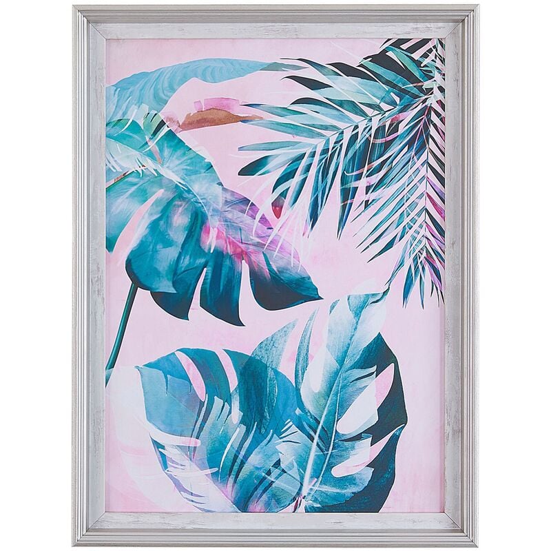 

Cuadro enmarcado azul/rosa 30 x 40 cm AGENA