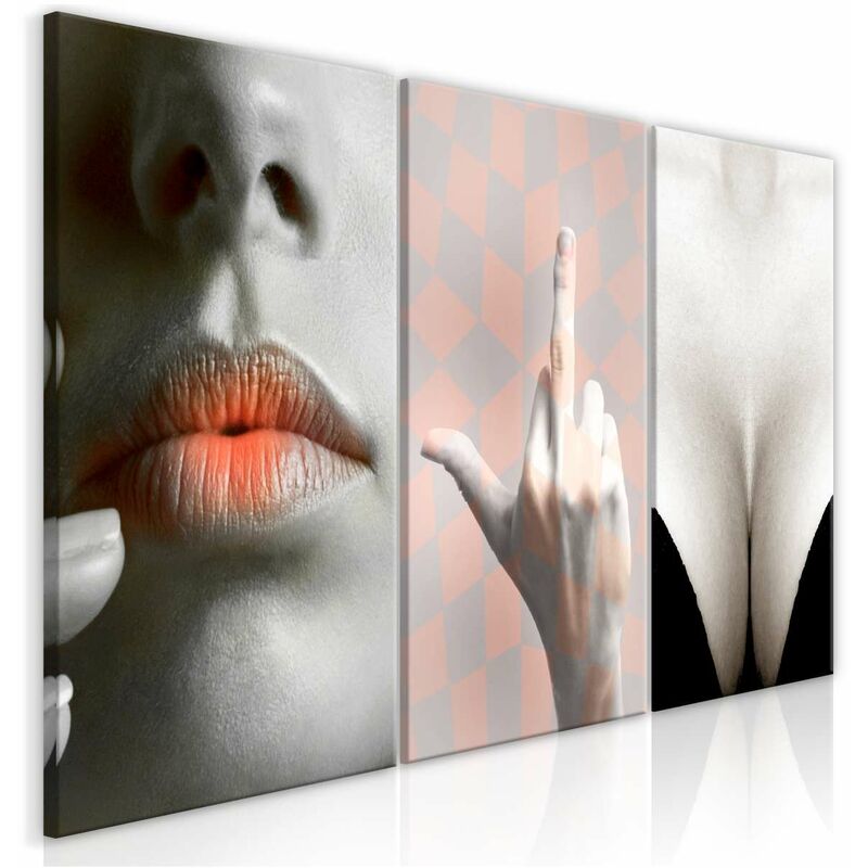 

Cuadro - Femininity (3 Parts) Medidas 120X60