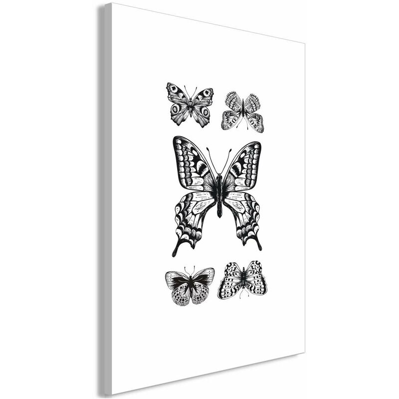 

Cuadro - Five Butterflies (1 Part) Vertical Medidas 40X60