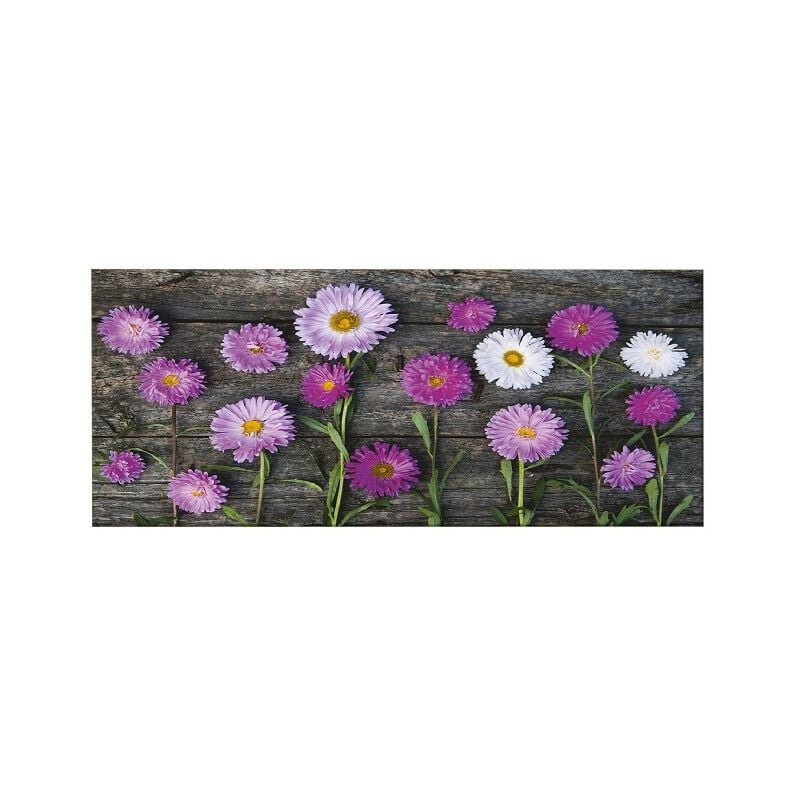 

Homemania - Cuadro Flores - La naturaleza - para la sala de estar, la habitacion - Multicolor en Poliester, madera, 70 x 3 x 100 cm