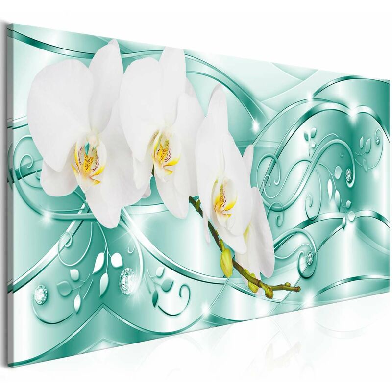 

Cuadro - Flowering (1 Part) Narrow Green Medidas 135X45